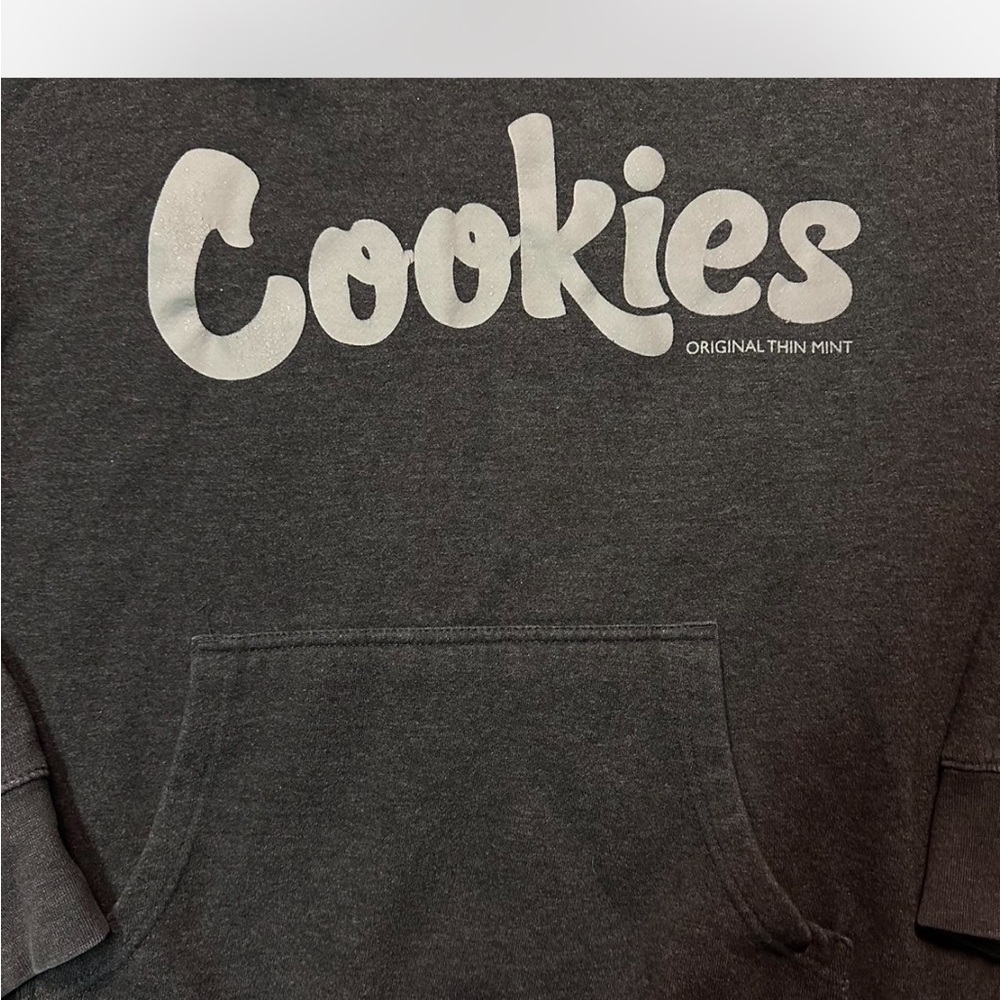 MAKE OFFEE 💥HP 💥 Men’s Gray Cookies hoodie streetwear size small - Picture 7 of 7